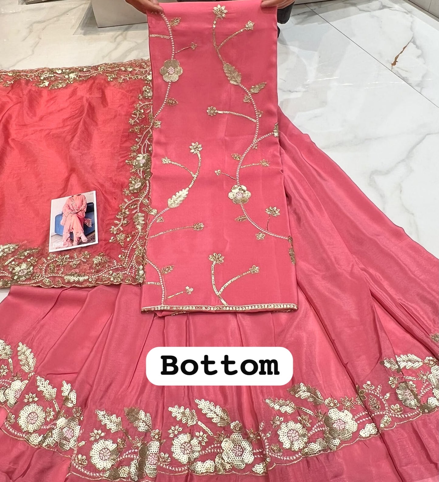 Designer dress material