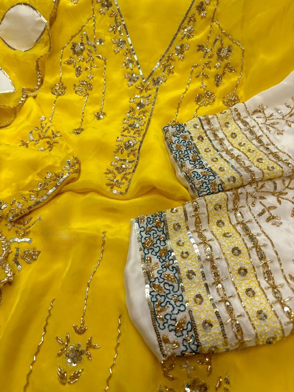 Designer dress material