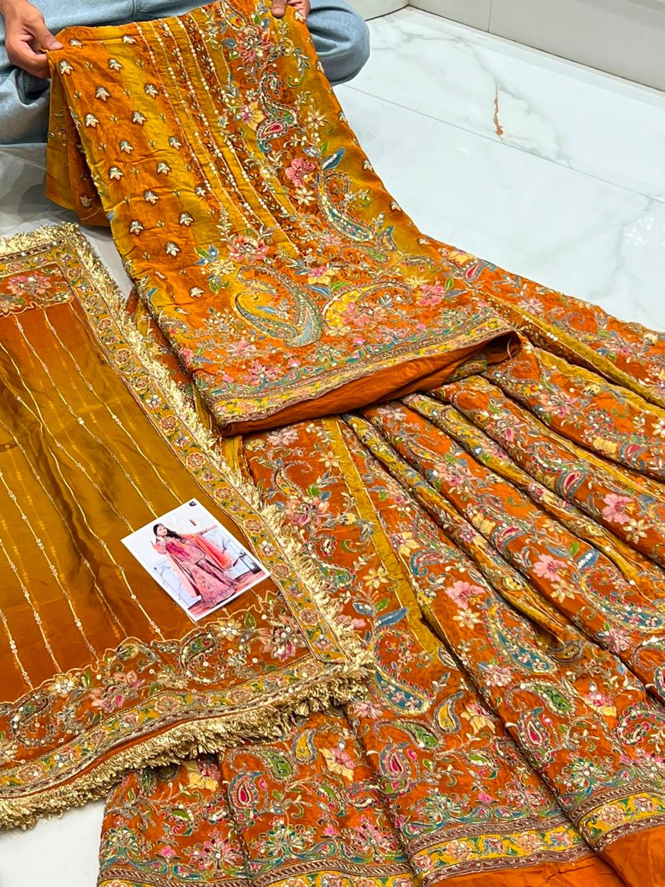 Designer dress materials