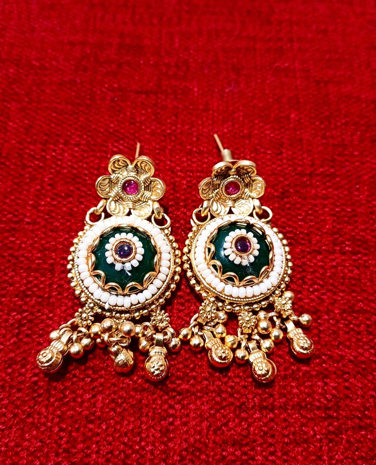 Brass Heritage Necklace Set