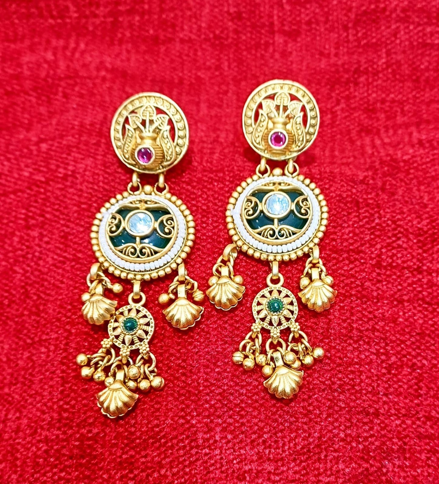 Brass Heritage Necklace Set