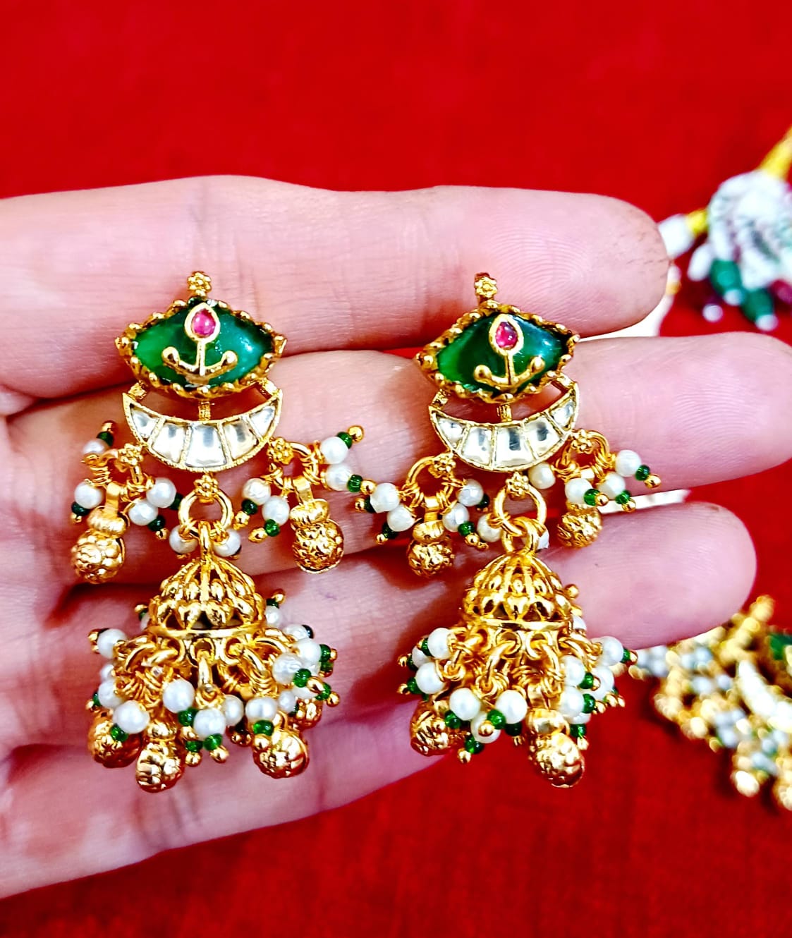 Jadau Jewellery Set