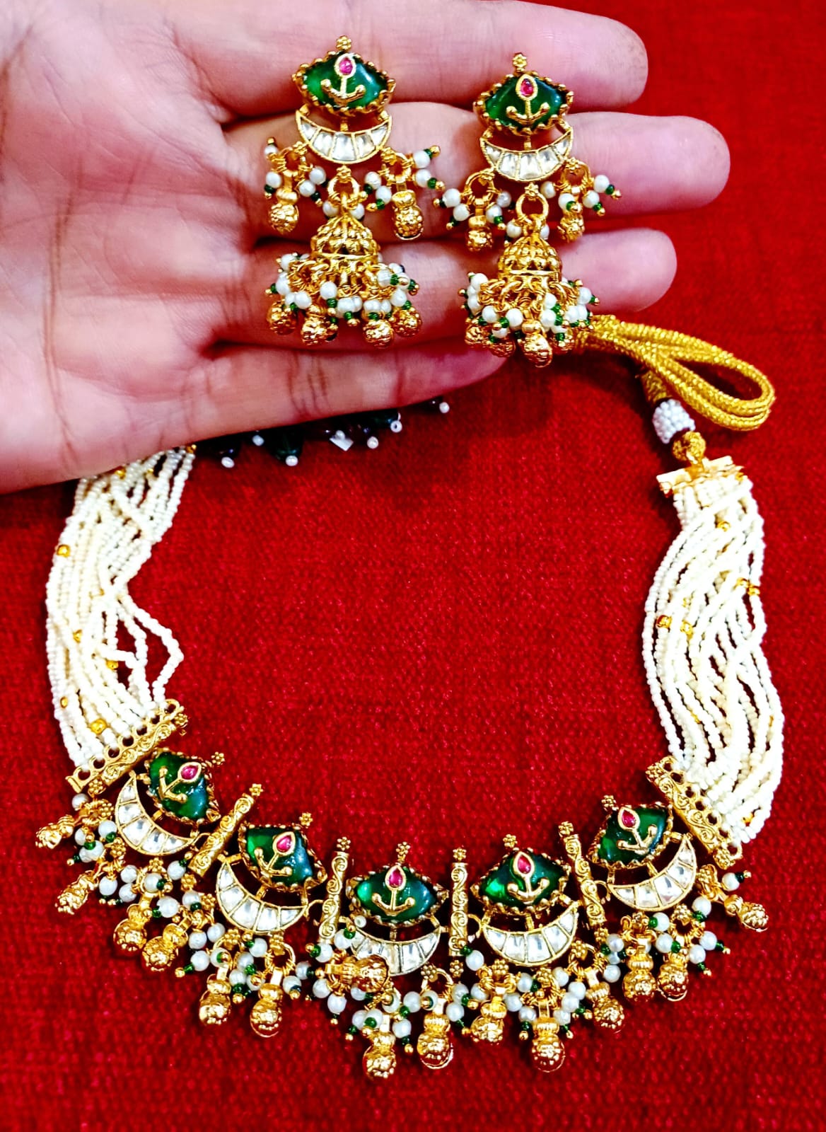Jadau Jewellery Set