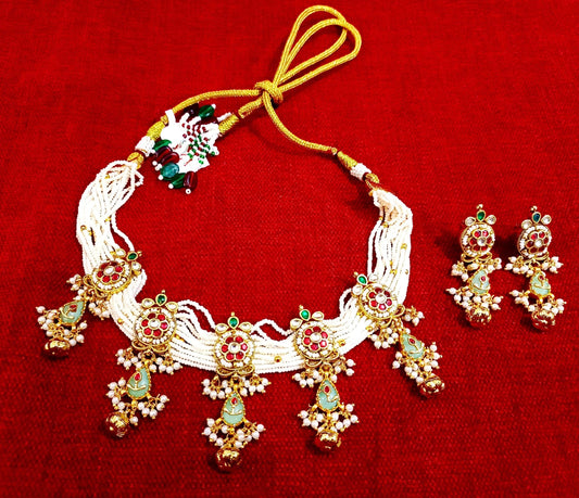 Jadau Jewellery Set