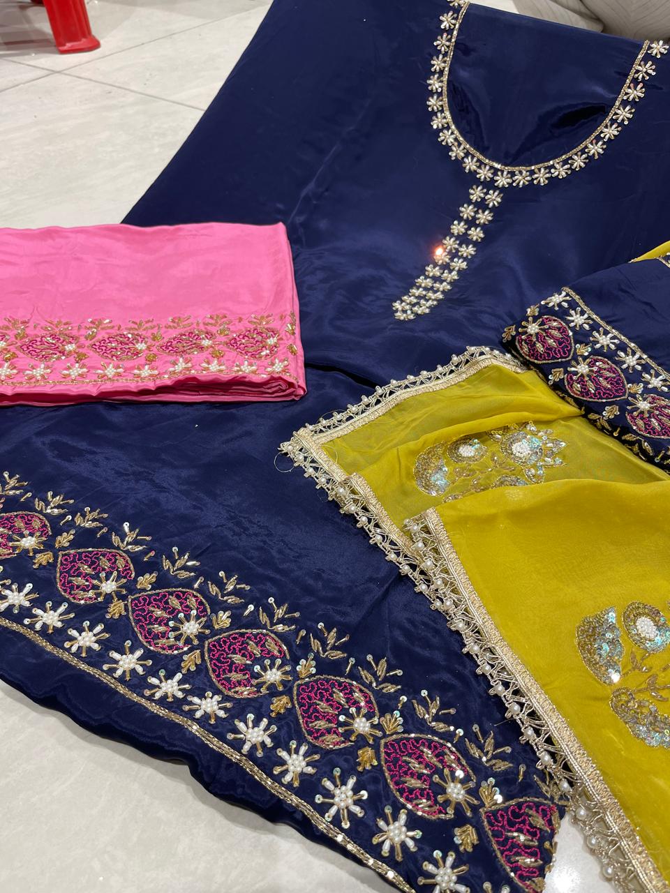 Designer dress material