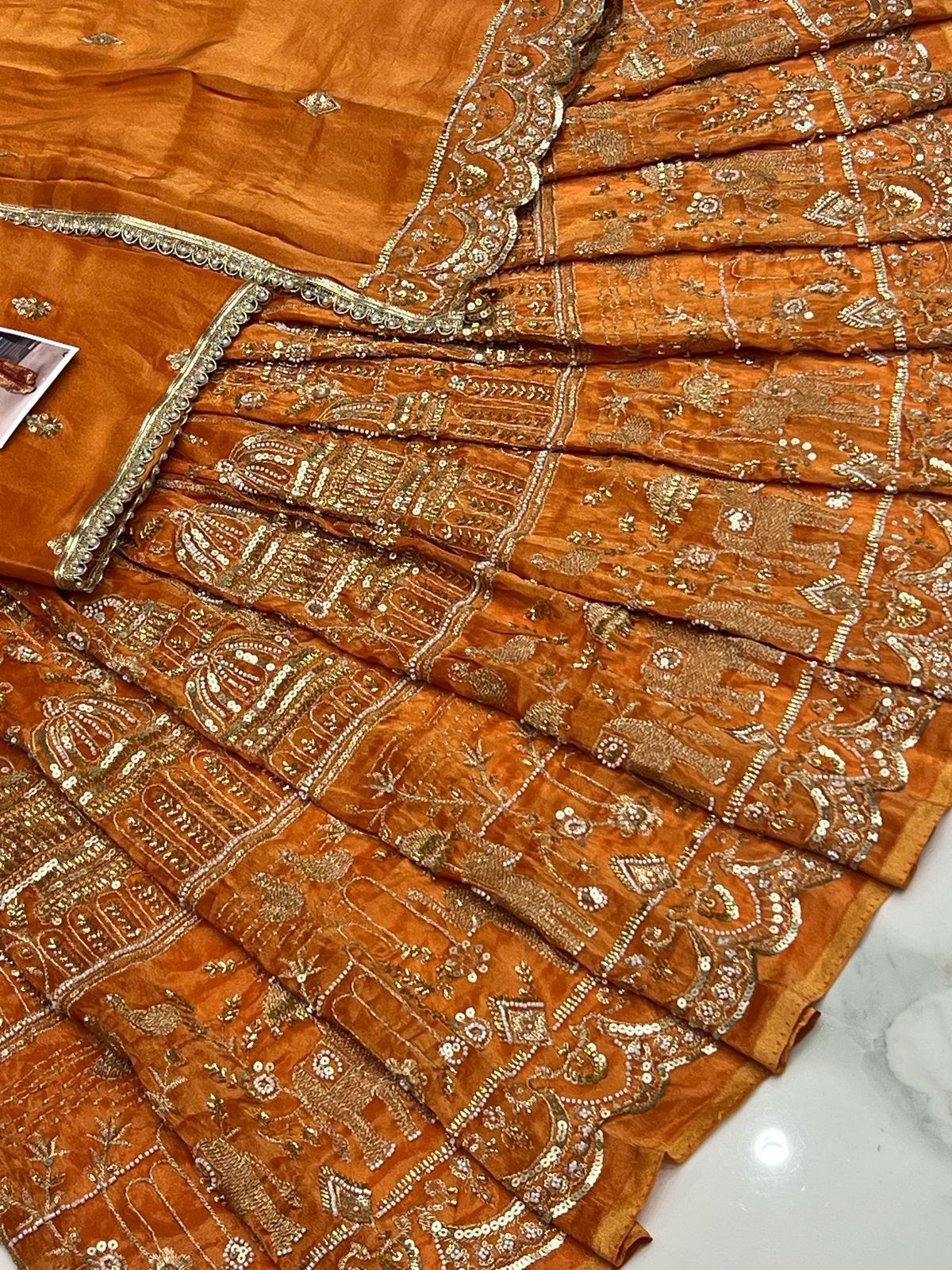 Designer dress material