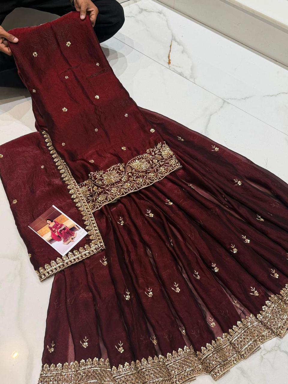 Sharara dress material