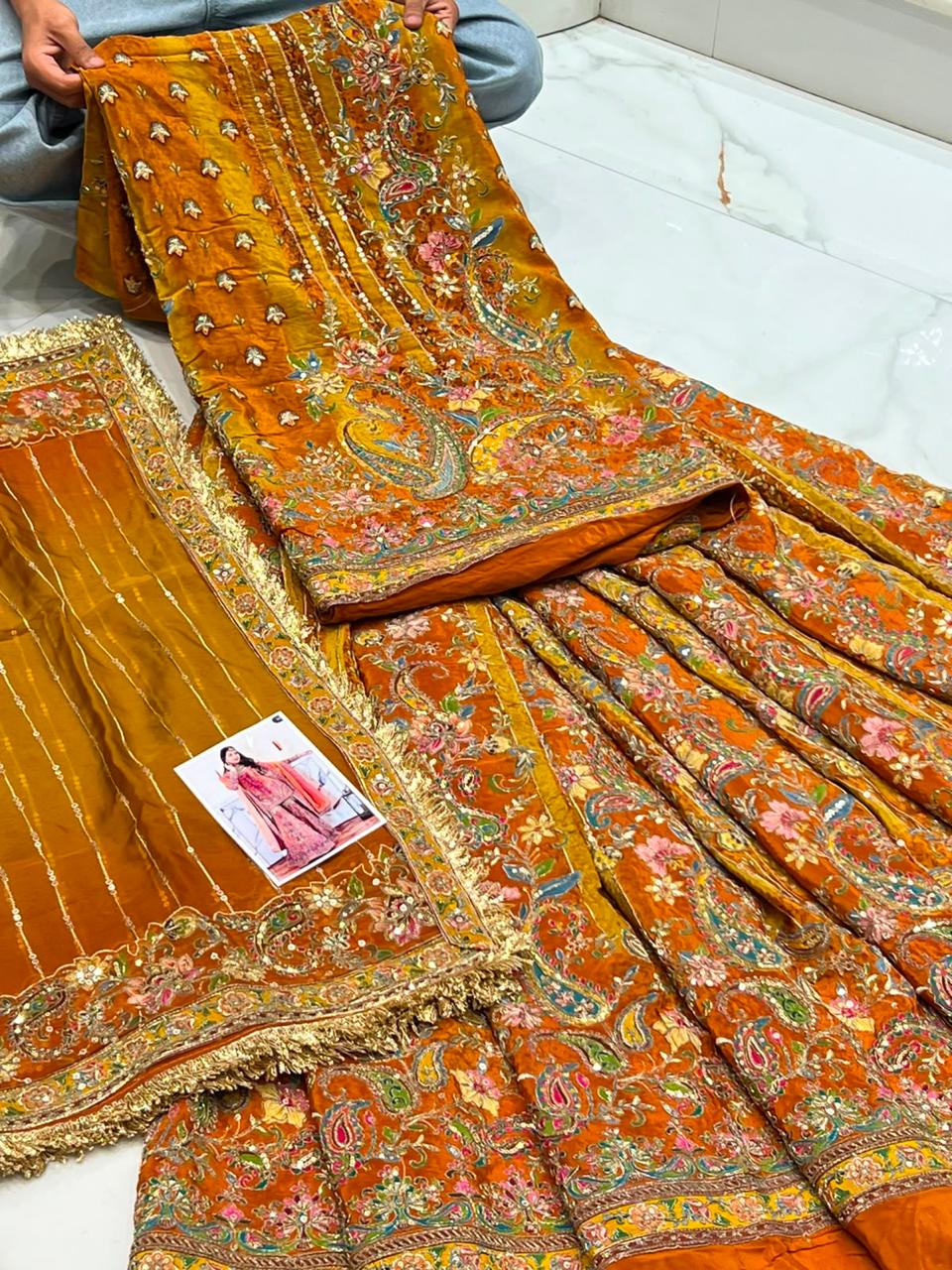 Designer dress materials