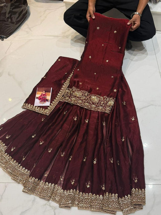 Sharara dress material