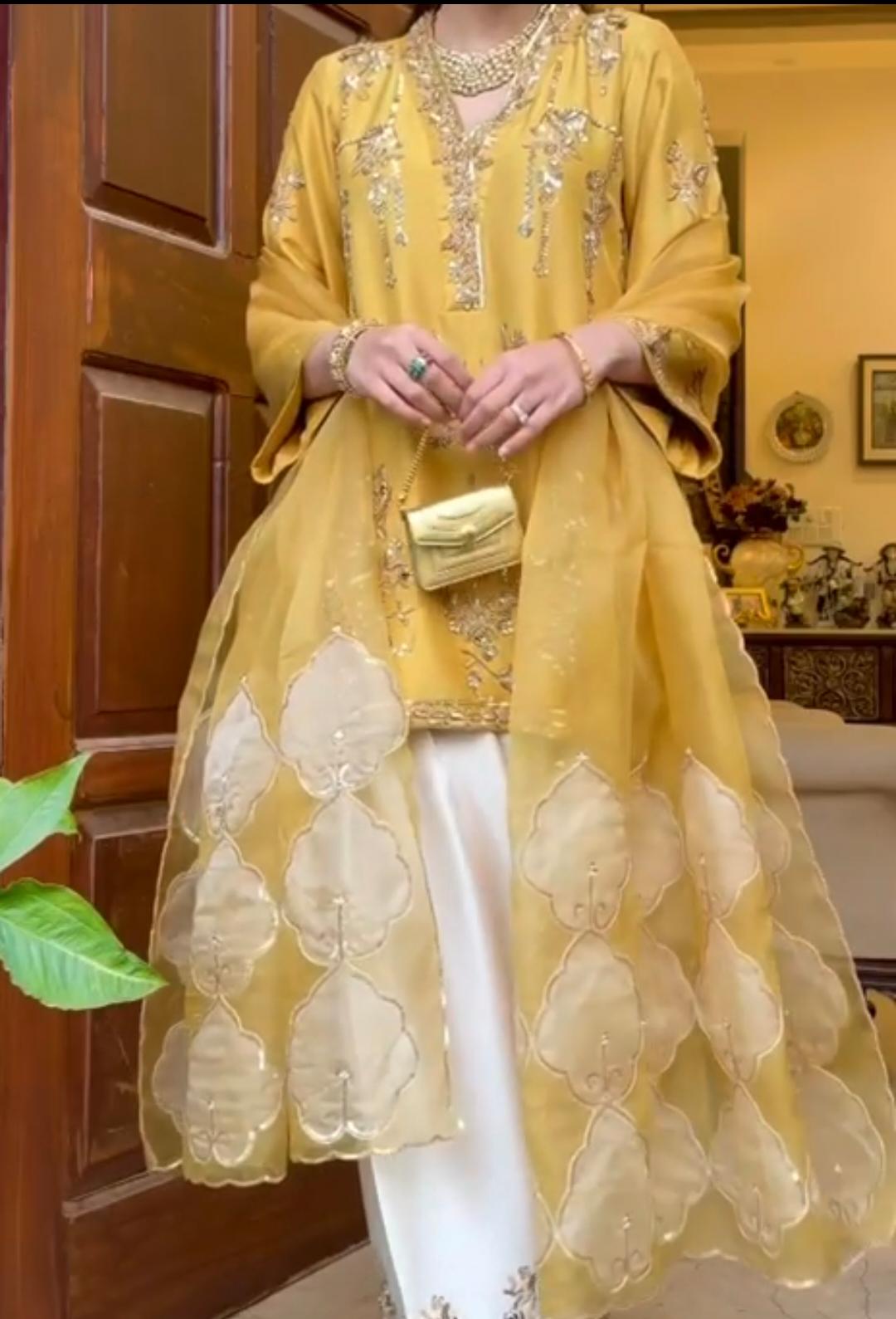 Designer dress material