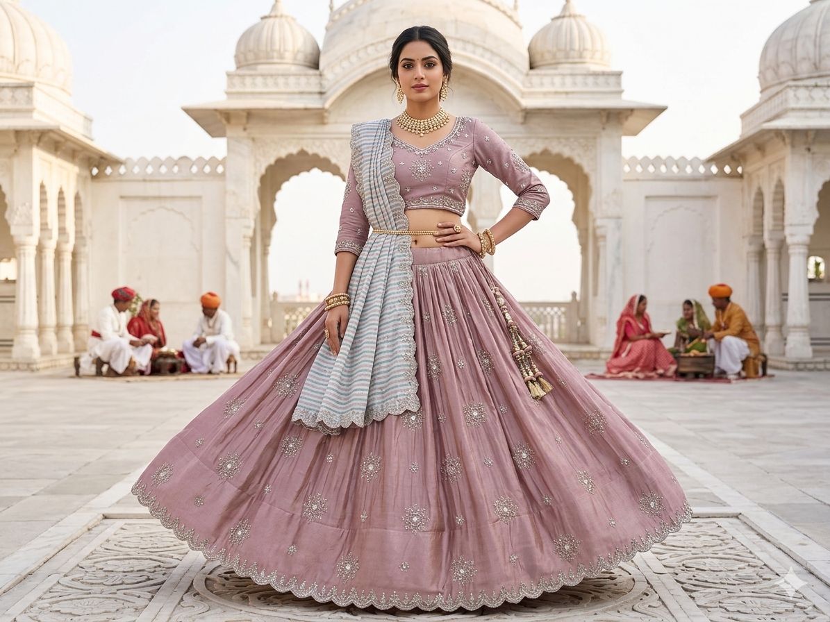Wedding wear lahenga set