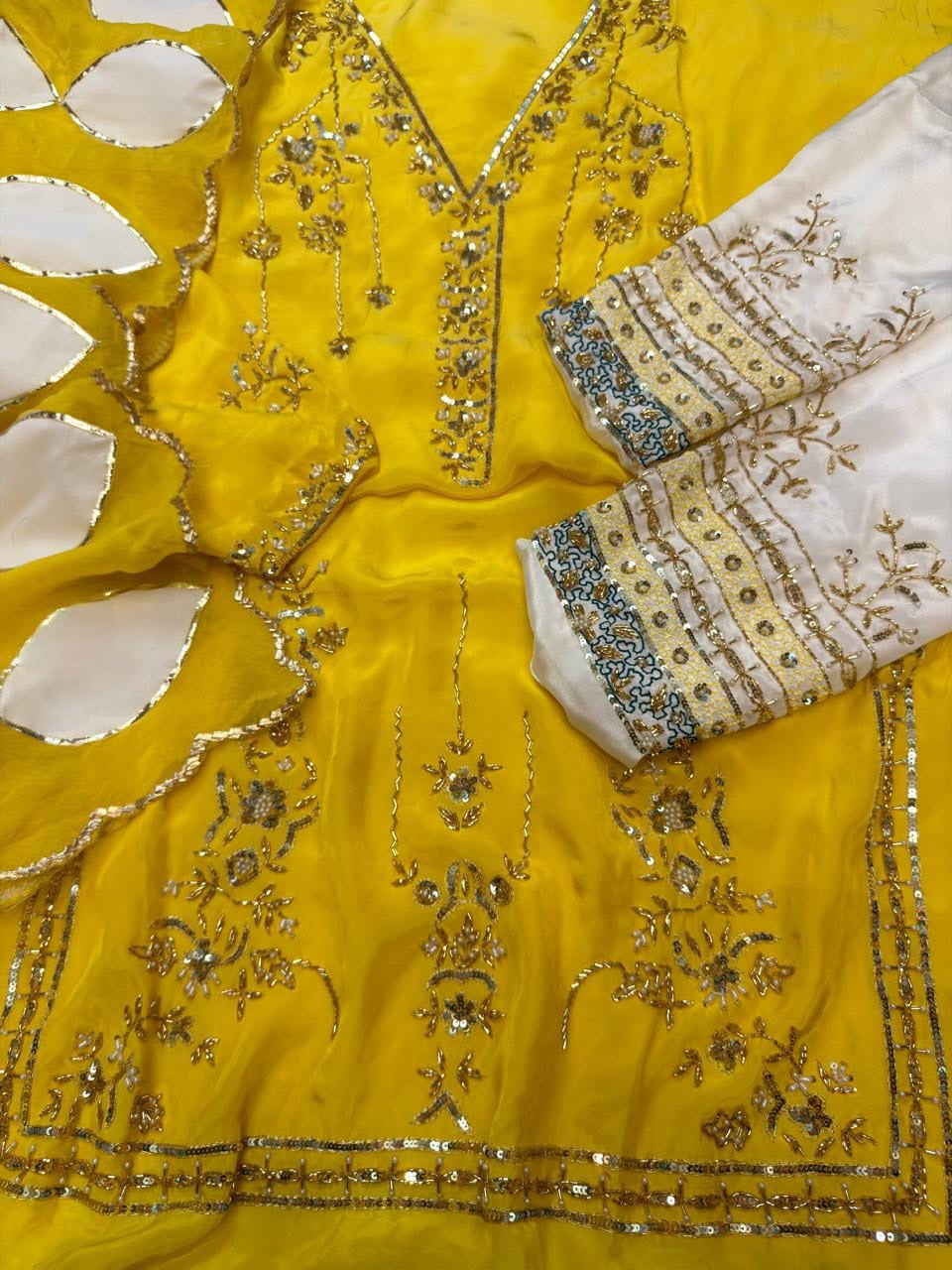 Designer dress material