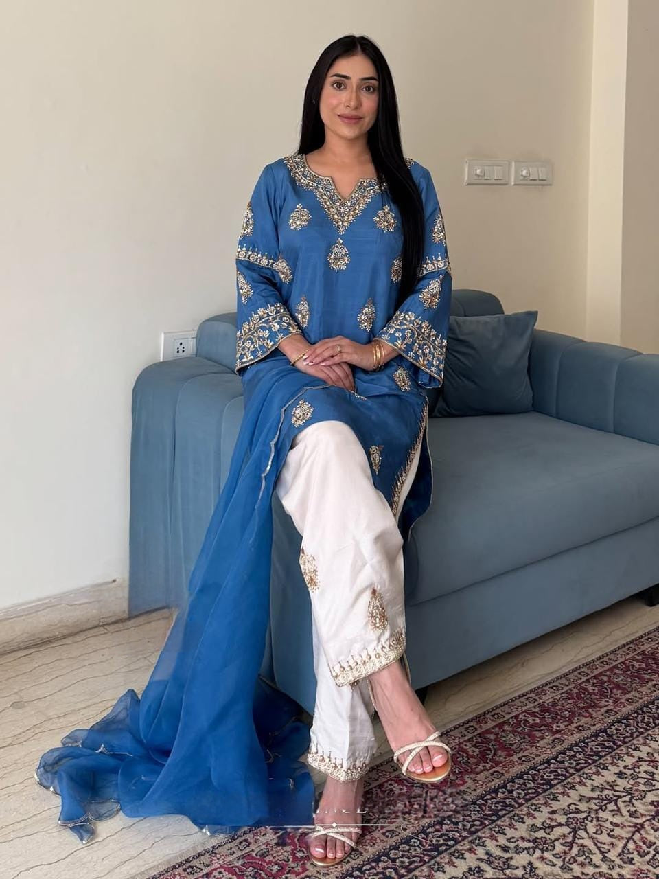 Designer dress 👗 material