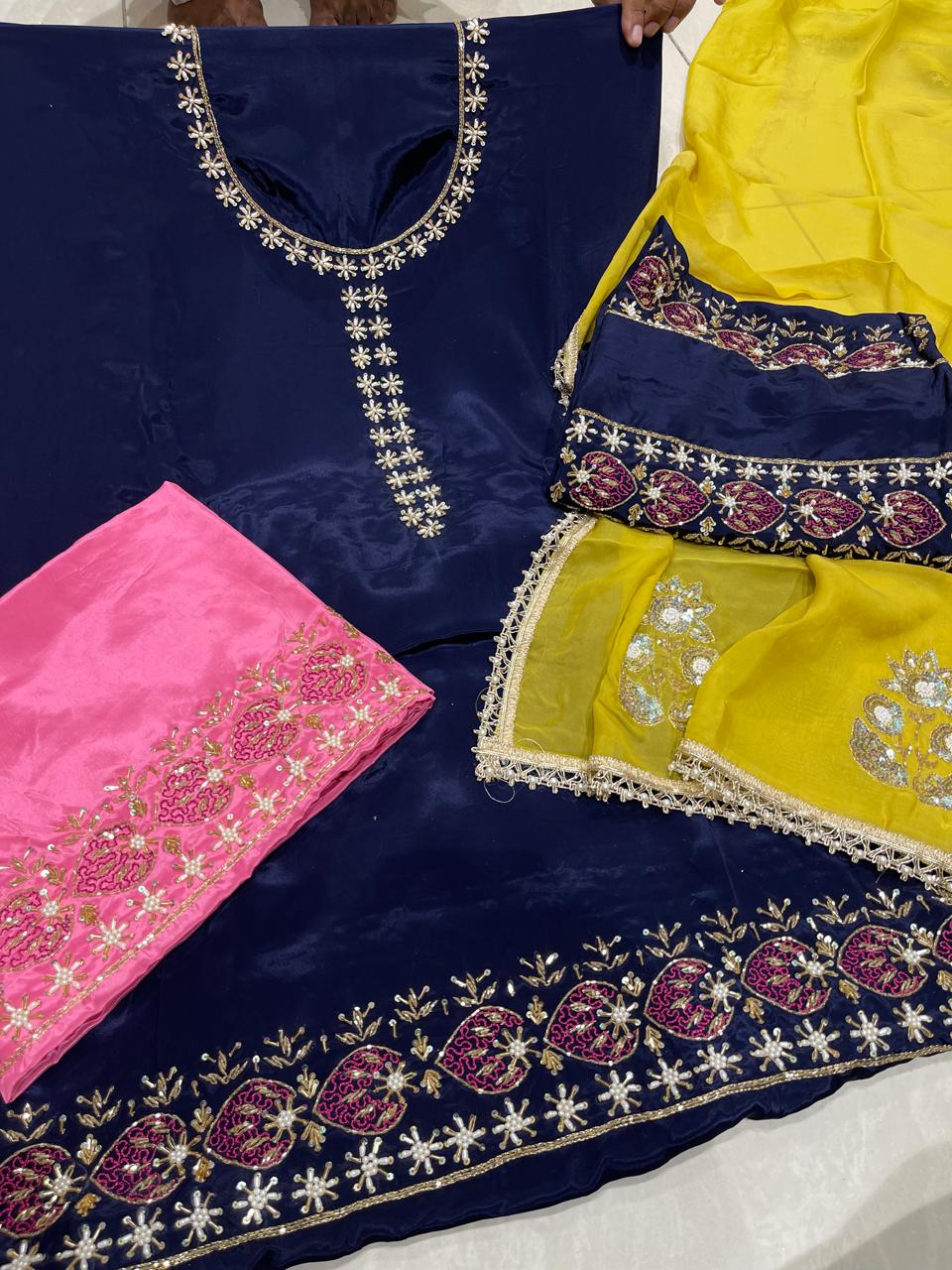 Designer dress material