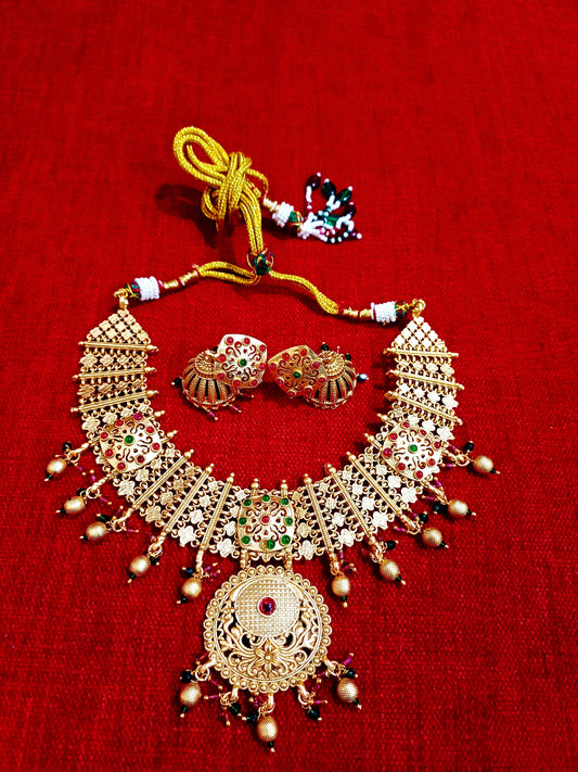 Antique Set With Jhumkas