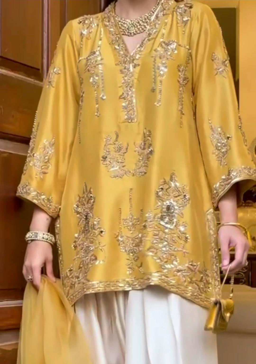 Designer dress material