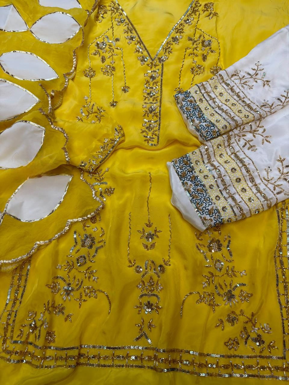 Designer dress material
